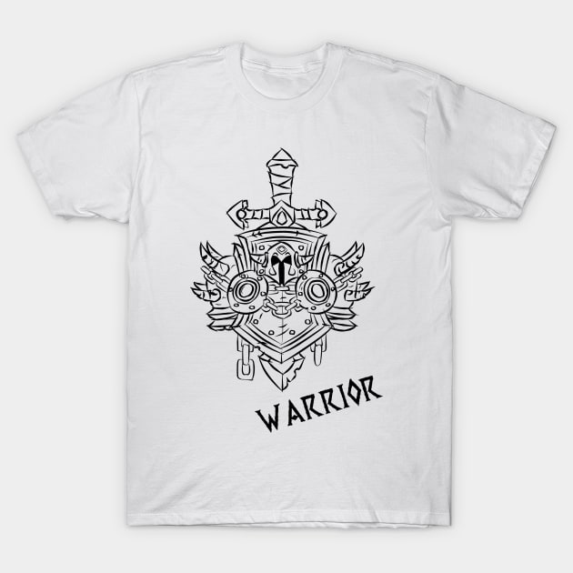 Warrior Crest T-Shirt by DeLyss-Iouz